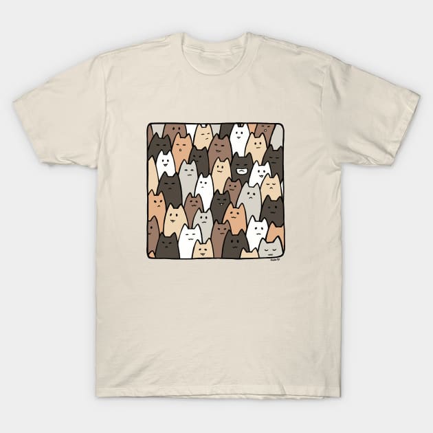 Cat Brigade T-Shirt by koomalaama